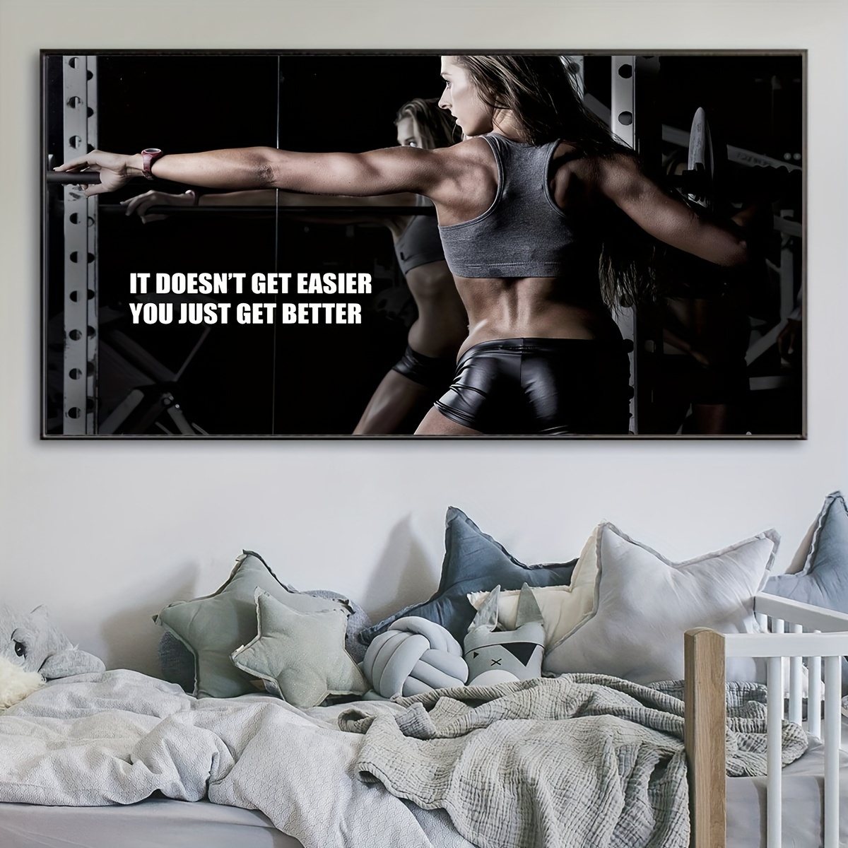 1pc fitness motivational wall art poster Temu Ireland