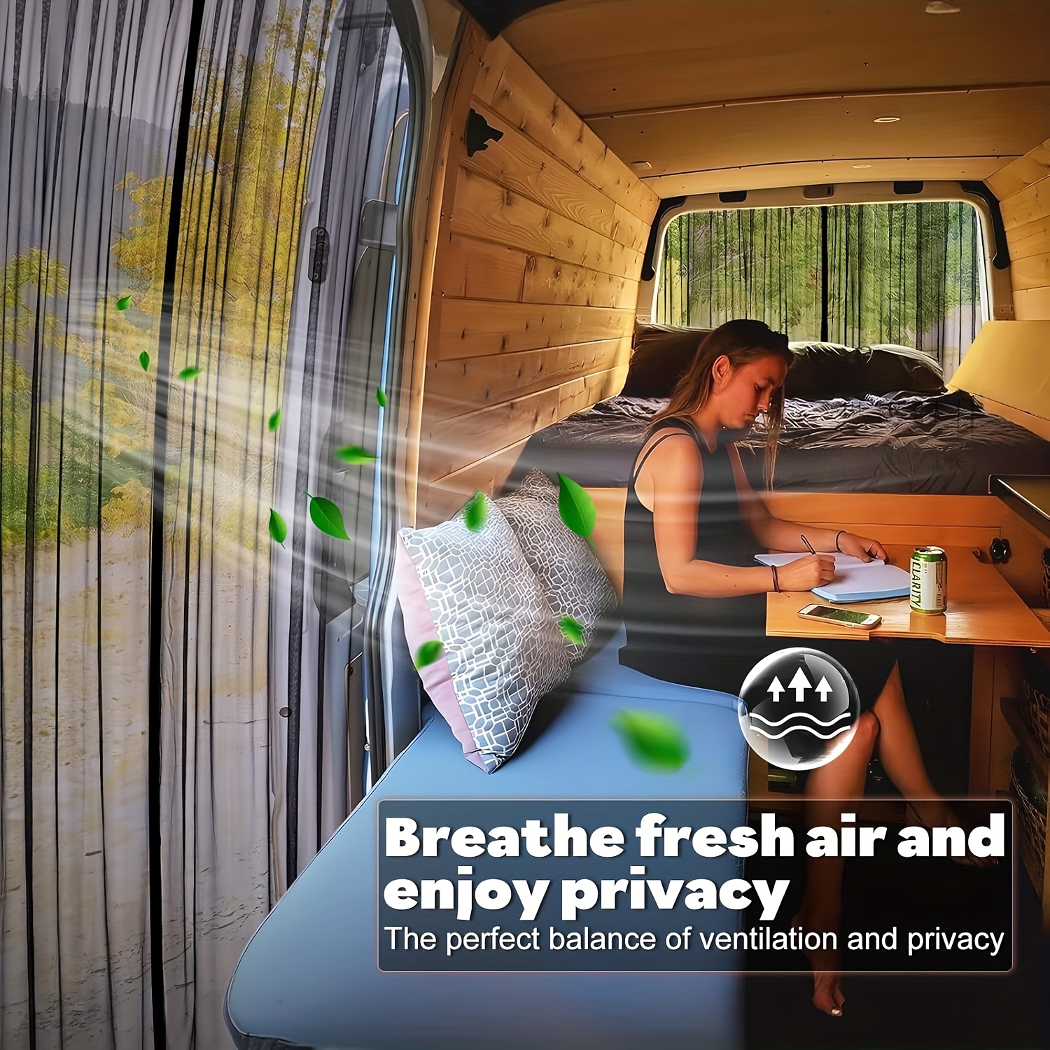 Magnetisches Fliegengitter Für Schiebetüren – Insektenschutz Für Auto & Camper Fliegengitter Auto Camper