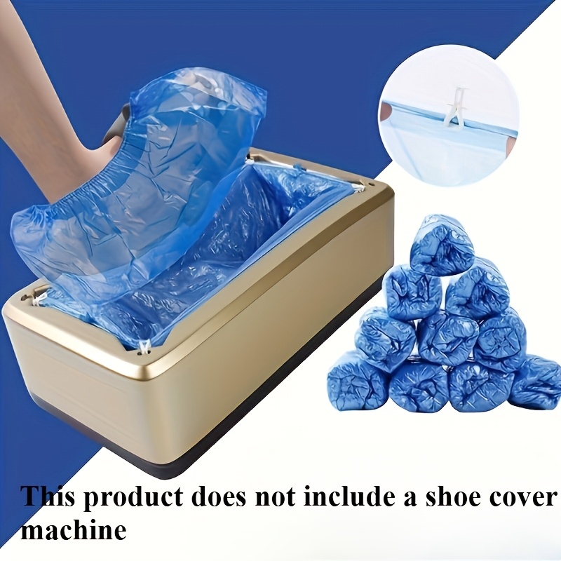 

/200 Pack Automatic Shoe Cover Dispenser, Waterproof Boot Covers, Plastic, For Home, Office, Indoor, Retail, Party, Holiday Gifts, Thickened Long Tube For Farm, Outdoor Rafting