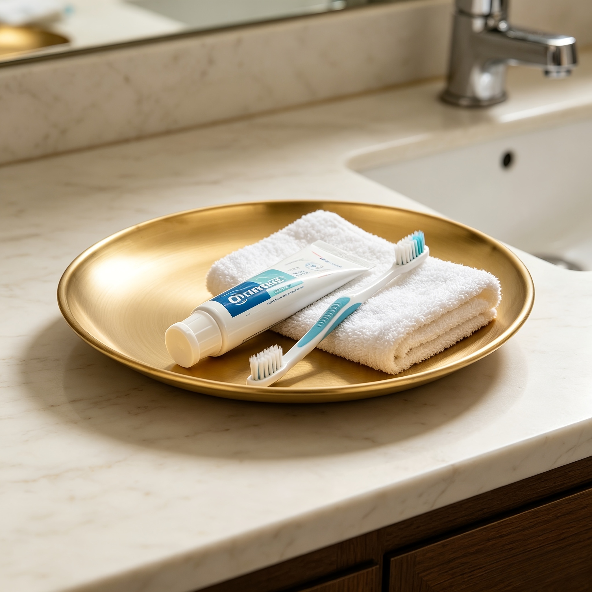 badezimmer tablett toilettenartikel