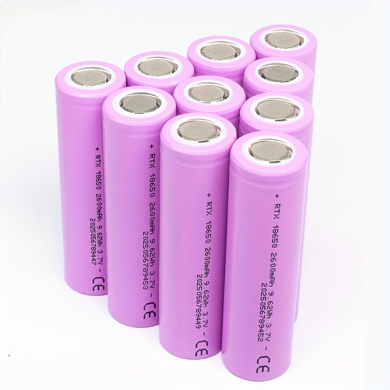 2600mah 3,7v lithium-akku wiederaufladbar,   für verschiedene kleine geräte – 18650 batterien