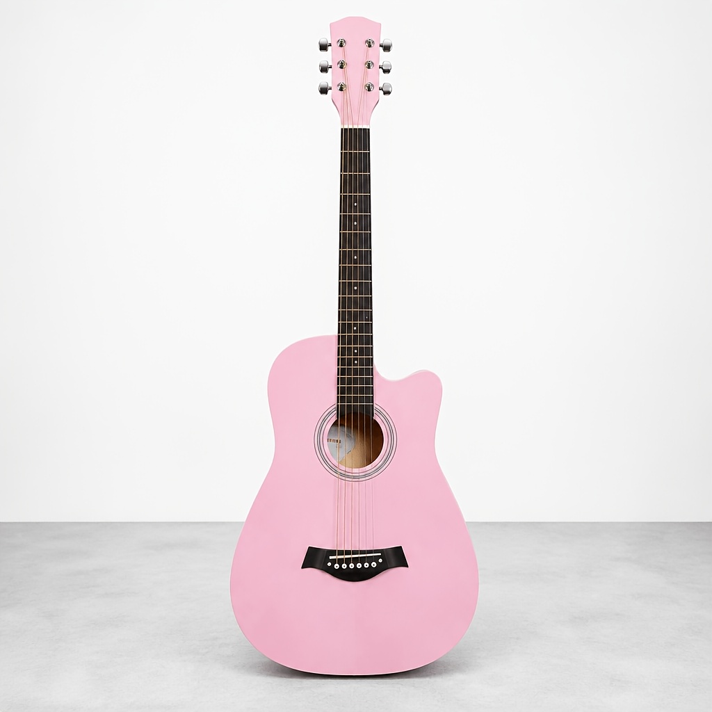 38 Inch Basswood Acoustic Guitar, Portable with Matching Carry... product image 9