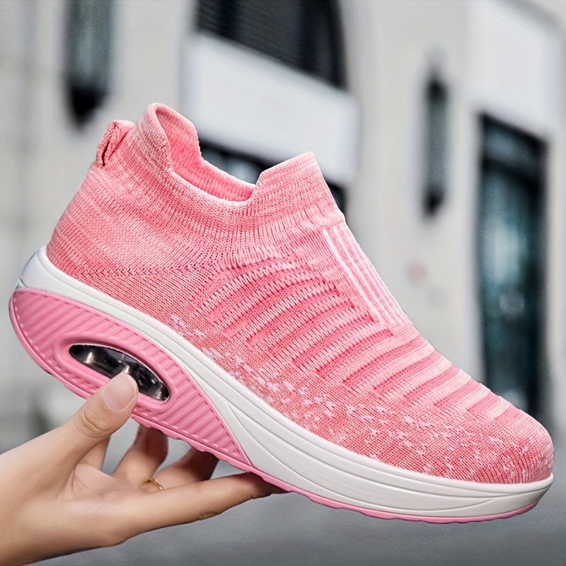 Women's Stylish Comfortable Knitted Chunky Sneakers Perfect - Temu