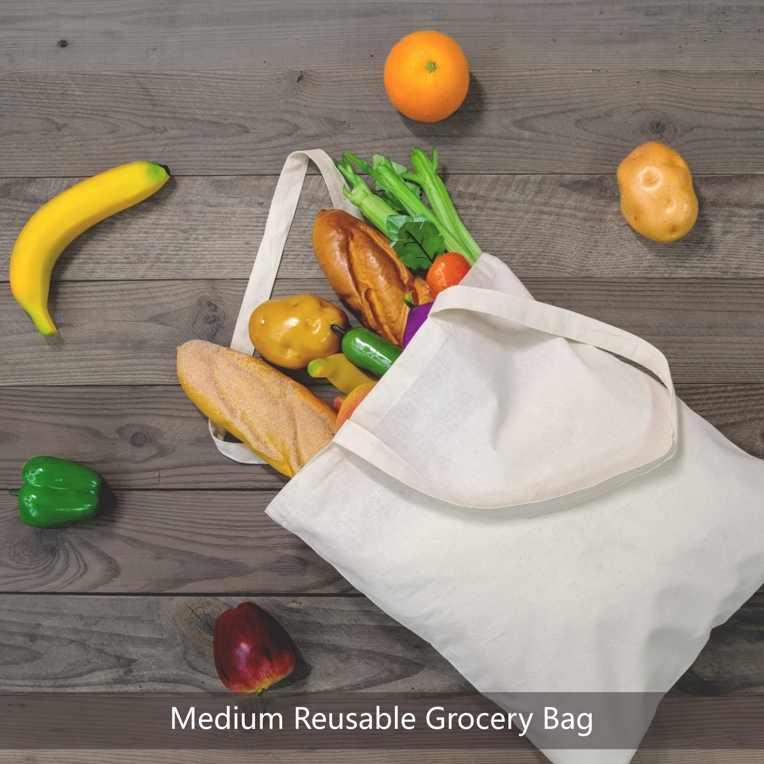 8 Pack Mini Canvas Tote Bags for DIY Crafts and Gifting