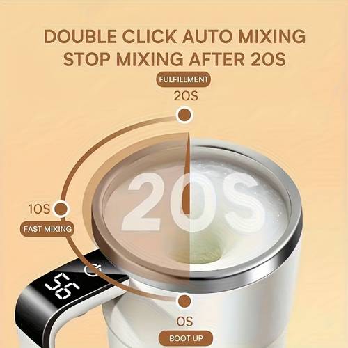led electric cup charging large capacity portable electric coffee cup travel cup suitable for mixing and mocha coffee suitable for home and office use