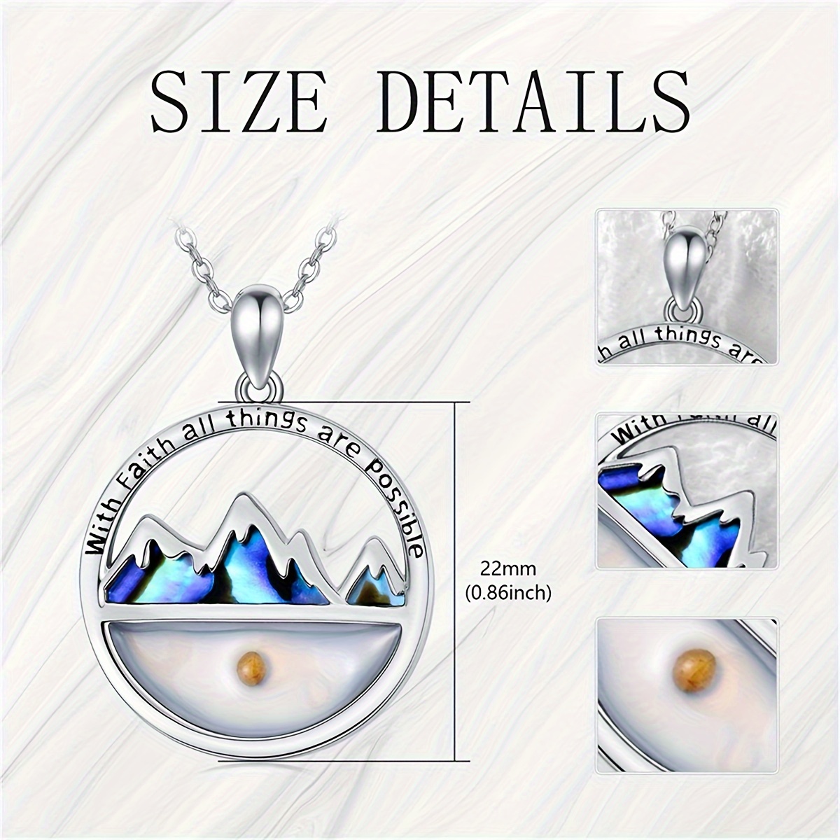 

- Steel Necklace & - For