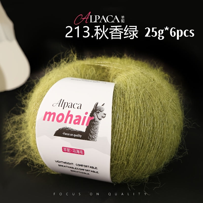TEMU 6-pack, Alpaca, Super , Multiple Colors For Knitting, Knitting Sweaters, Knitting Scarves, Knitting Shawls, Handmade Yarn Skeins, Multiple Color