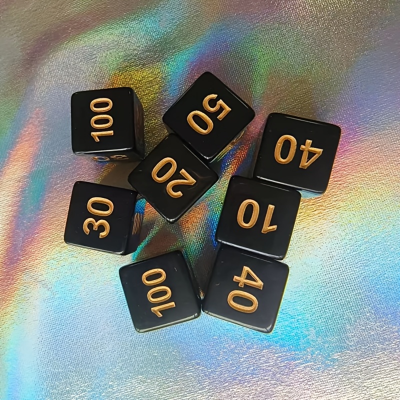 Black Family Game Dice for Card Games