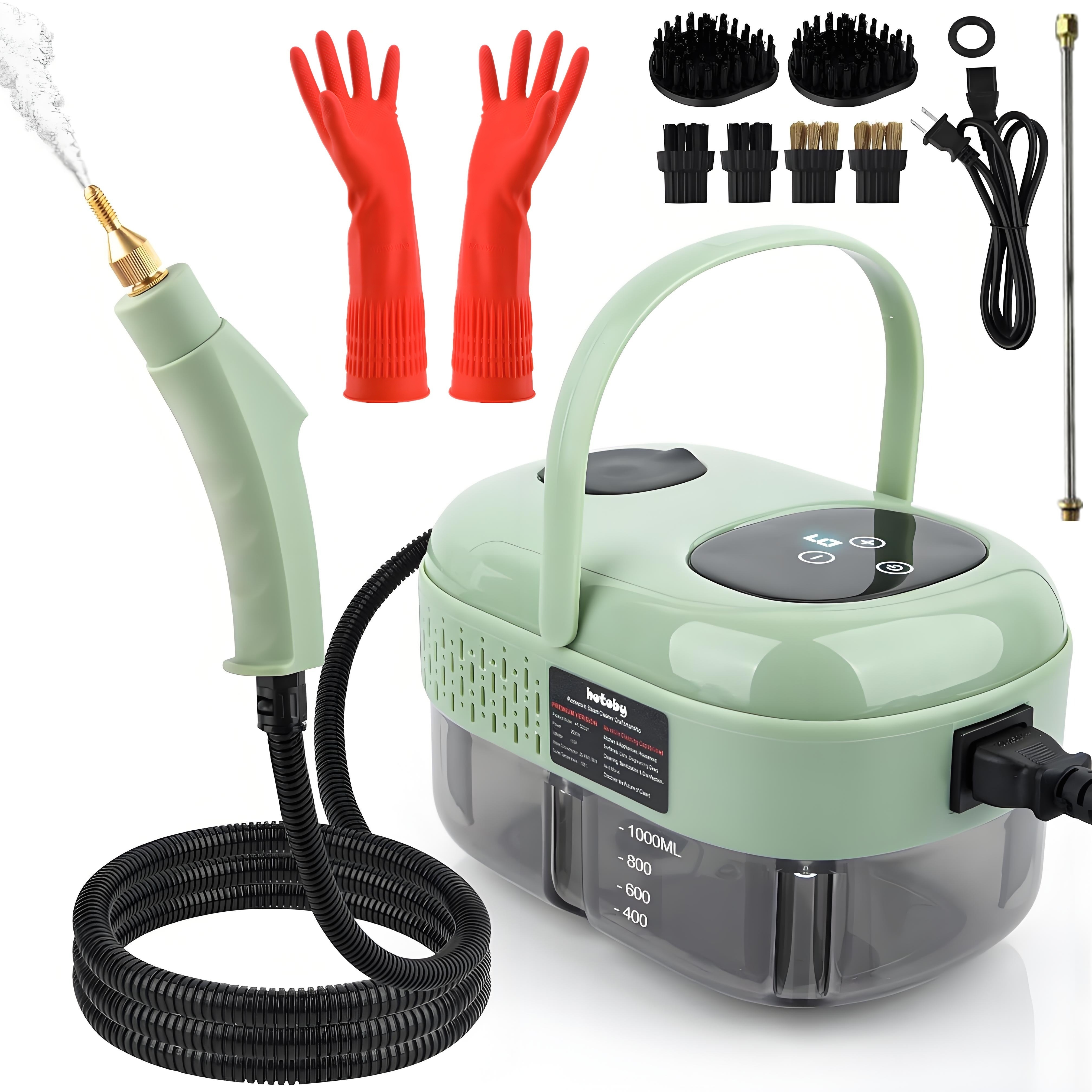 

Steam Cleaner, 2500w High Pressure Handheld Steamer, 6-gears Adjustable, Portable Machine With 6 Brushes, Cleaning For Home Use, Kitchen, Bathroom, Hard Surface, Car Detailing