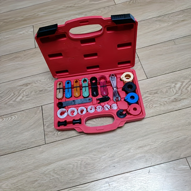 TEMU 22pcs Quick Disconnect Tool Set, Suitable For Air Conditioning Fuel And Transmission System, Fuel Line Disconnect Kit, Air Conditioning,