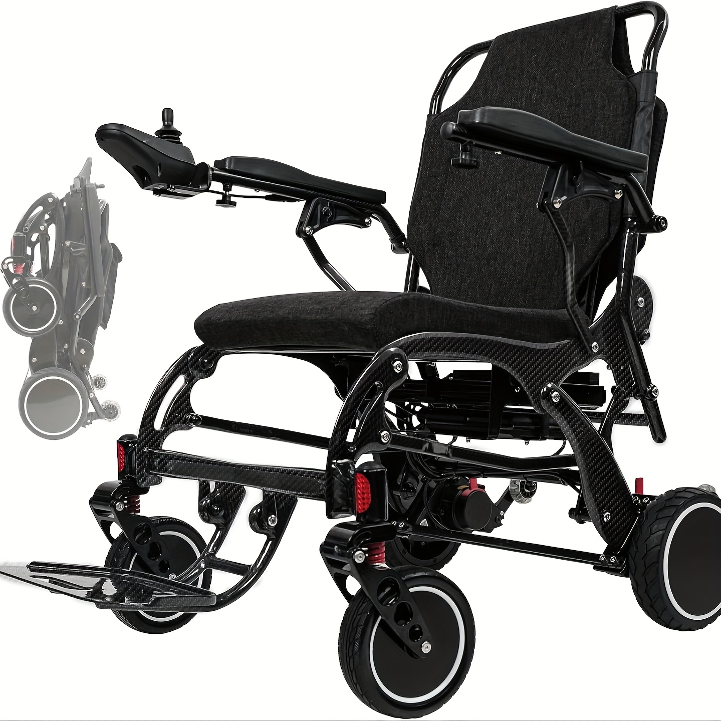 v81 carbon fiber lightweight power wheelchair durable   for adults Product details 1