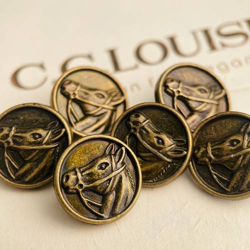 6 12pcs 15mm decorative metal shank buttons vintage hair bundle shirt skirt bag hat coat and other home textile decoration