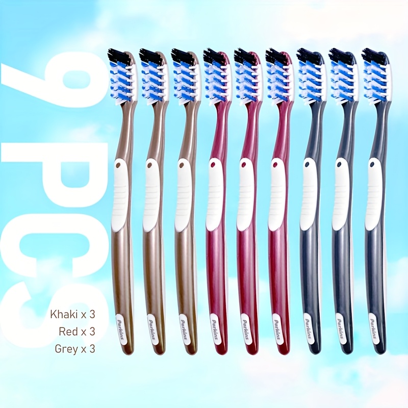 Medium Hardness Bristles Manual Toothbrush with Gum Massage for Deep Cleaning