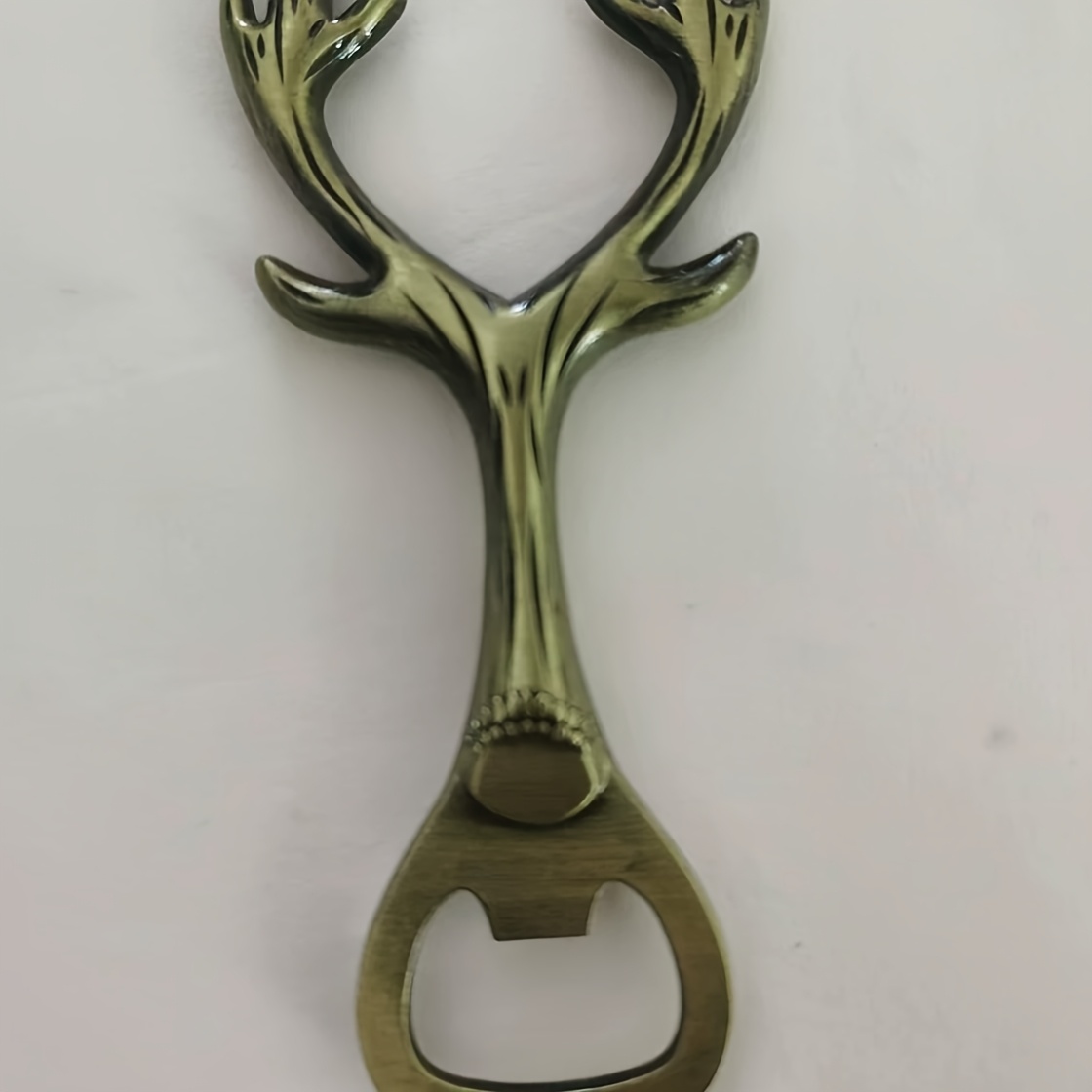 TEMU Elk Alloy Bottle Opener, Christmas Deer Shape, Vintage Bronze Antler Beer Bottle Opener