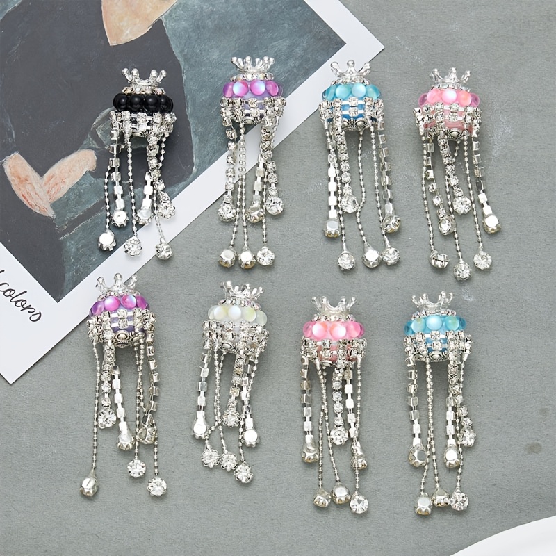 

5pcs Tassel Rhinestone - Eye Making, Handicraft Materials