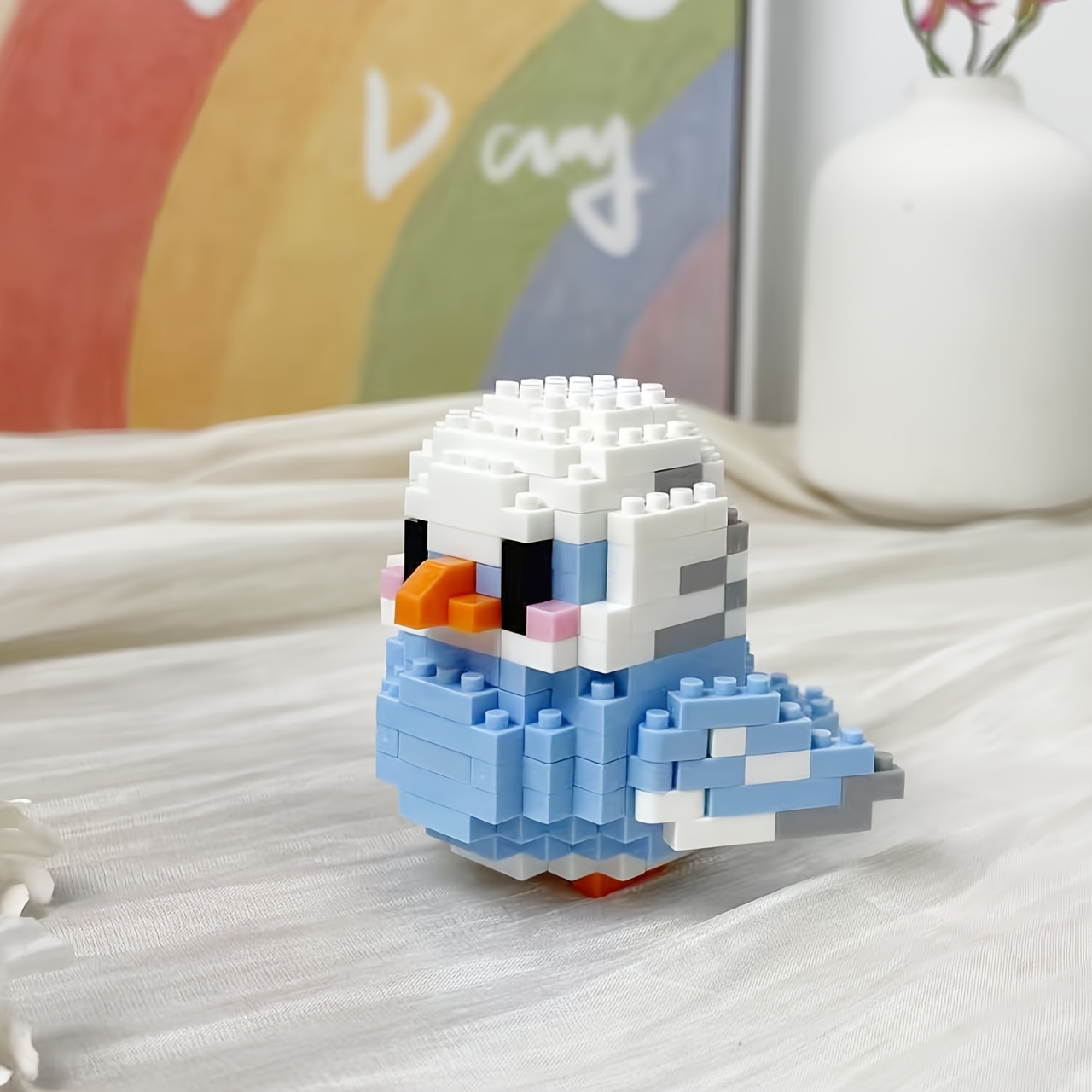 Image of Pigeon Parrot Block Model 3d Assembly Training Manual And Concentration Desktop Ornament Toy Gift