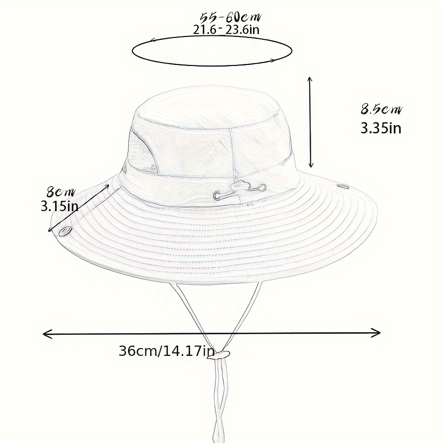 Fashion Casual Fishing Hat Upf 50 Men Women Wide Brim Sun Hat Uv