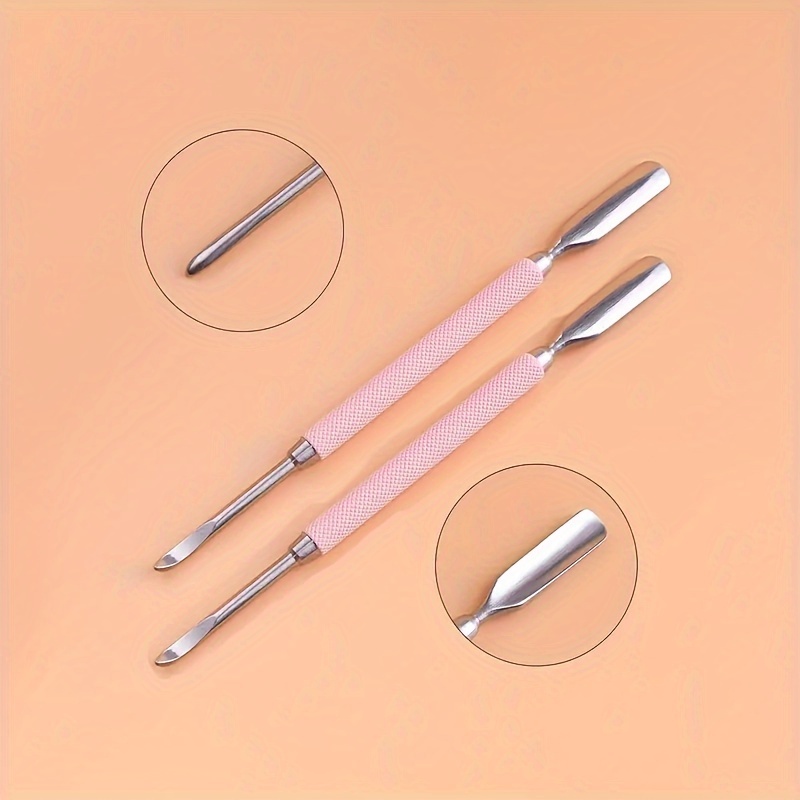 2pcs Gel Nail Remover Tool, Cuticle Pusher, Gel Nail Remover Tool, Cuticle Remover, Pedicure Manicure Tools, Dead Skin Pusher Remover