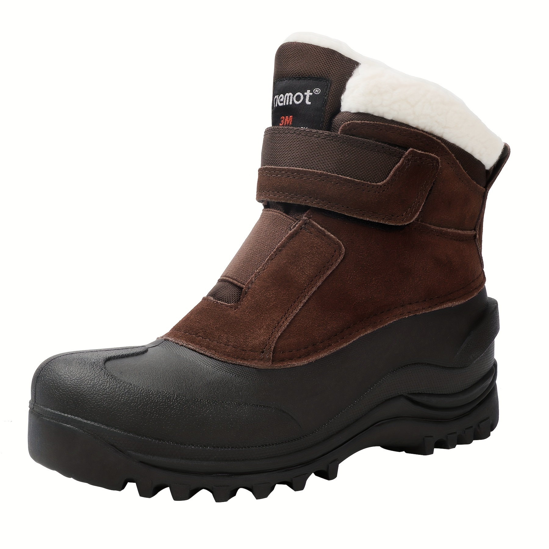 Image of Riemot Women's Men's Snow Boots Winter Boots Outdoor Anti-slip Comfortable Boots For Hiking Trekking Walking Camping