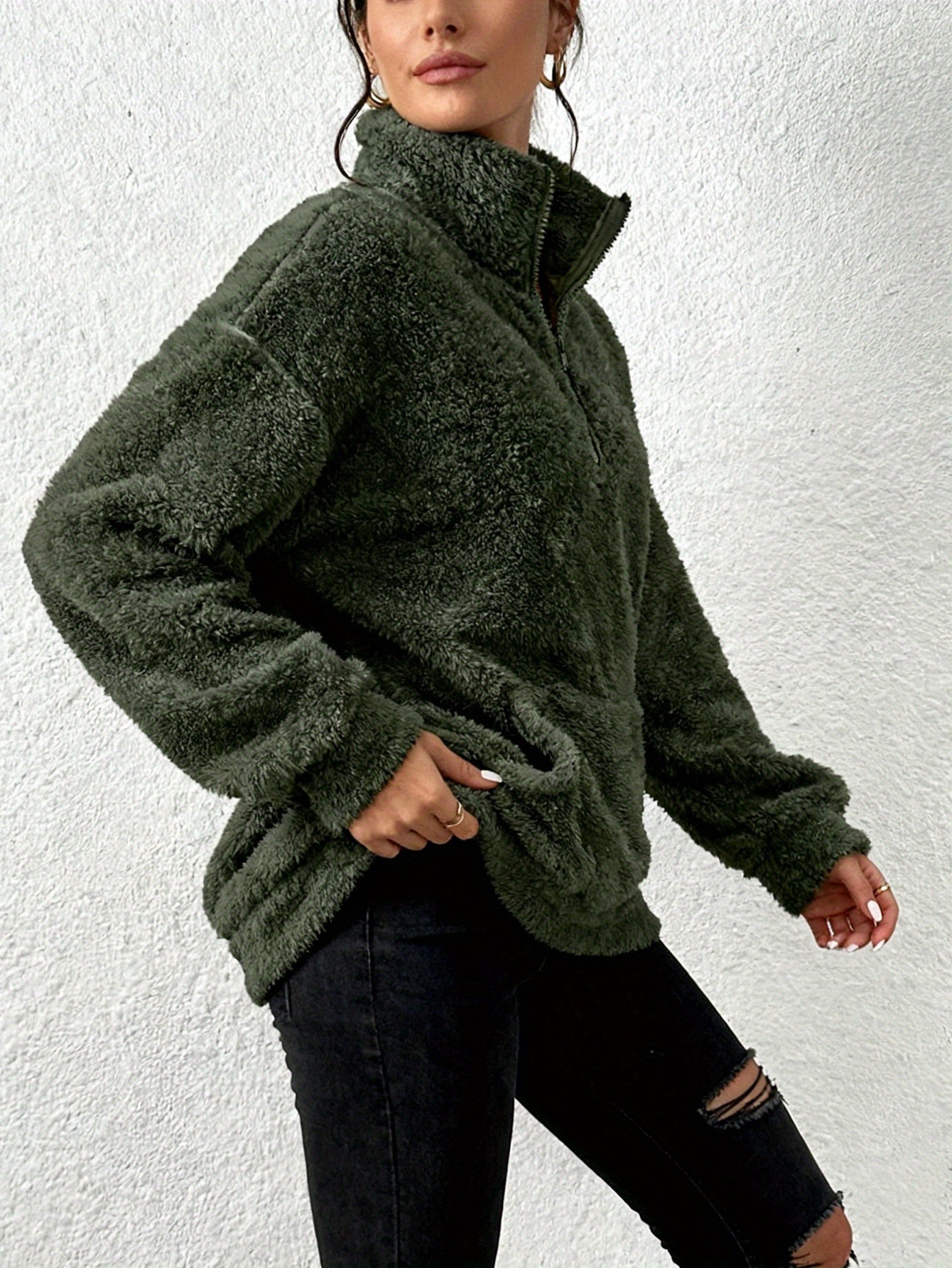 Gefütterte Winterjacke – warm, weich, Streetstyle