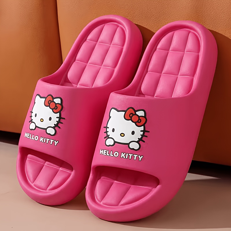 Hello Kitty Slippers | Unisex, Cute Face And , Insole And Thick Sole, Ideal For Indoor/outdoor Use, Gift
