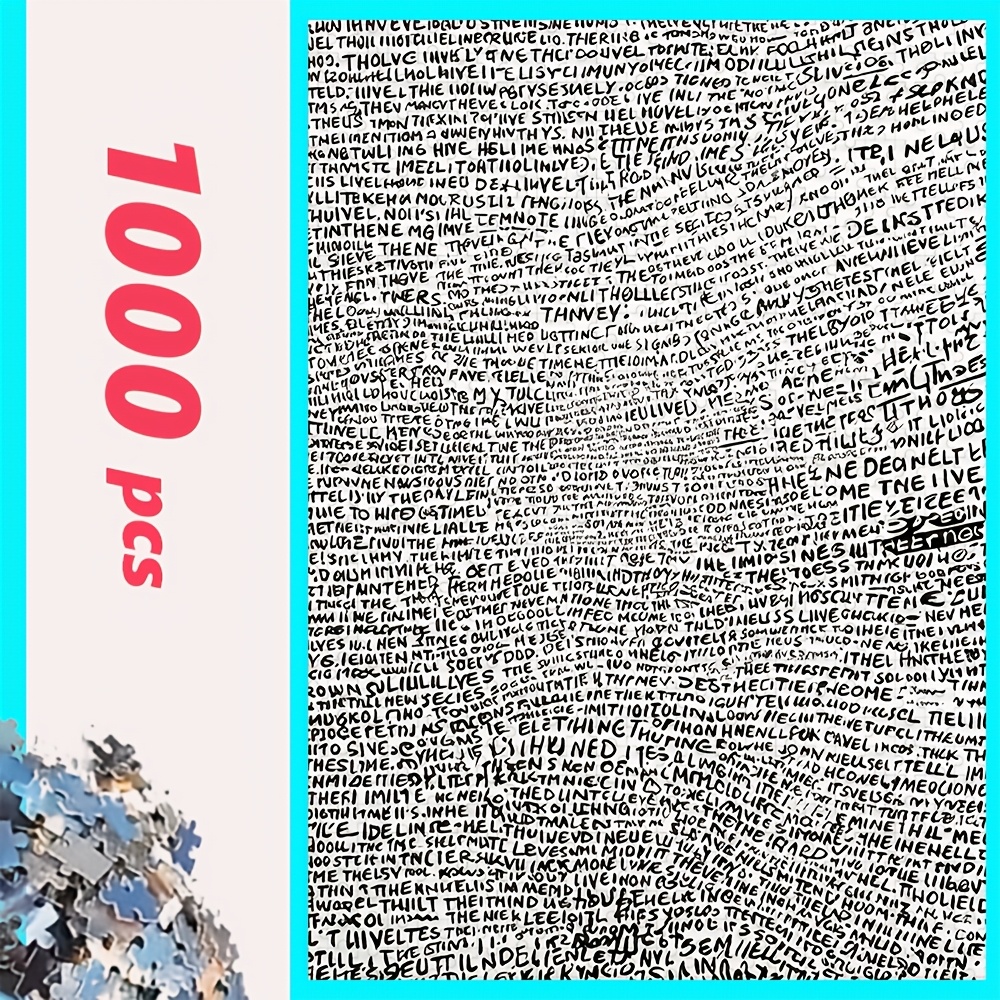 500/1000pcs Large Adult Jigsaw Puzzle for Family Fun