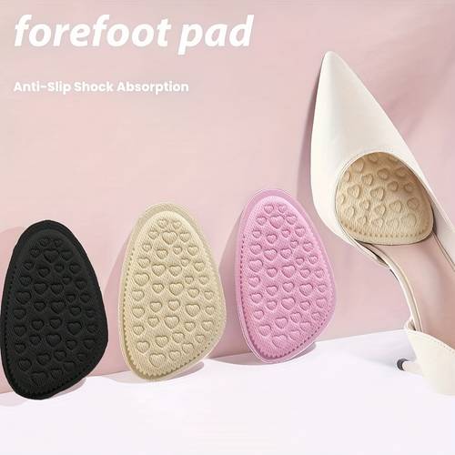 imagem do item palmilhas autoadesivas para antepé - almofadas e amortecedoras de | reutilizáveis que reduzem nos sapatos, todo