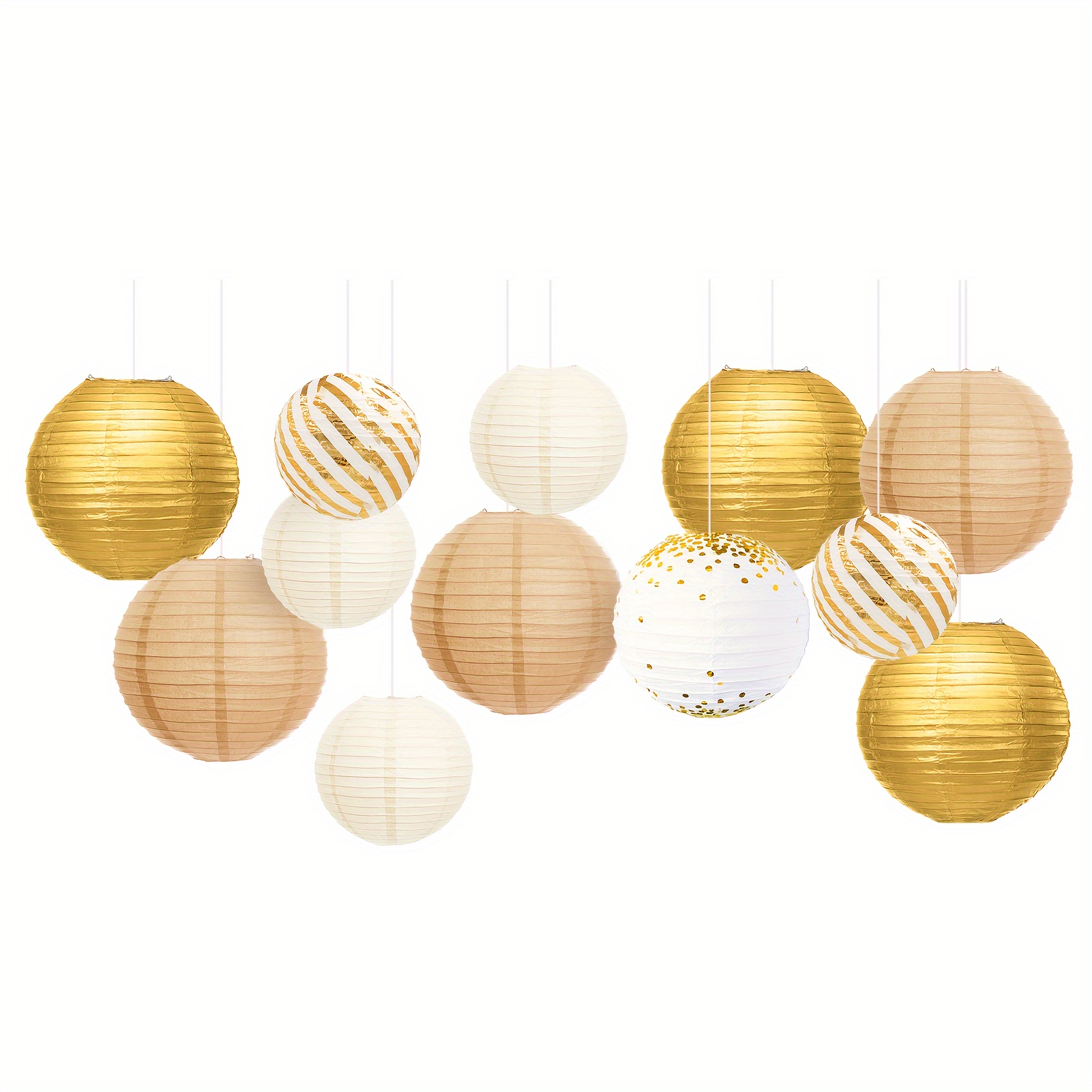 Platinum Lanterns Set Of 12 - Decor, Essential For Living, Gifting, Suitable For , Wedding Anniversaries, Or Any Special Occasion.