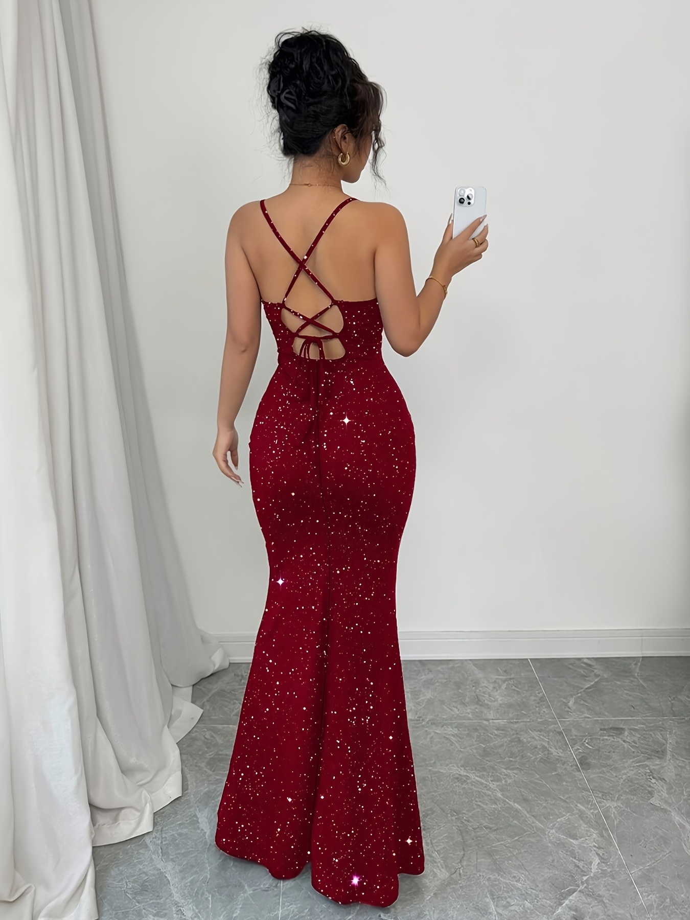 bling bridesmaid dresses Bling Bridesmaid Gown Fashion Girls Formal Dress Women Long Gowns For  Wedding, Formal Events, Wedding Guest, Dinner, Engagement Party Pleated  High Slit Hem Sleeveless Dresses