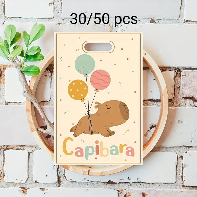 50 Sacchetti Regalo In Plastica Con Animali Della Giungla Per Festa Compleanno Bambini - Scimmia, Elefante, Tigre E Zebra - Perfetti Per Regalini E Souvenir