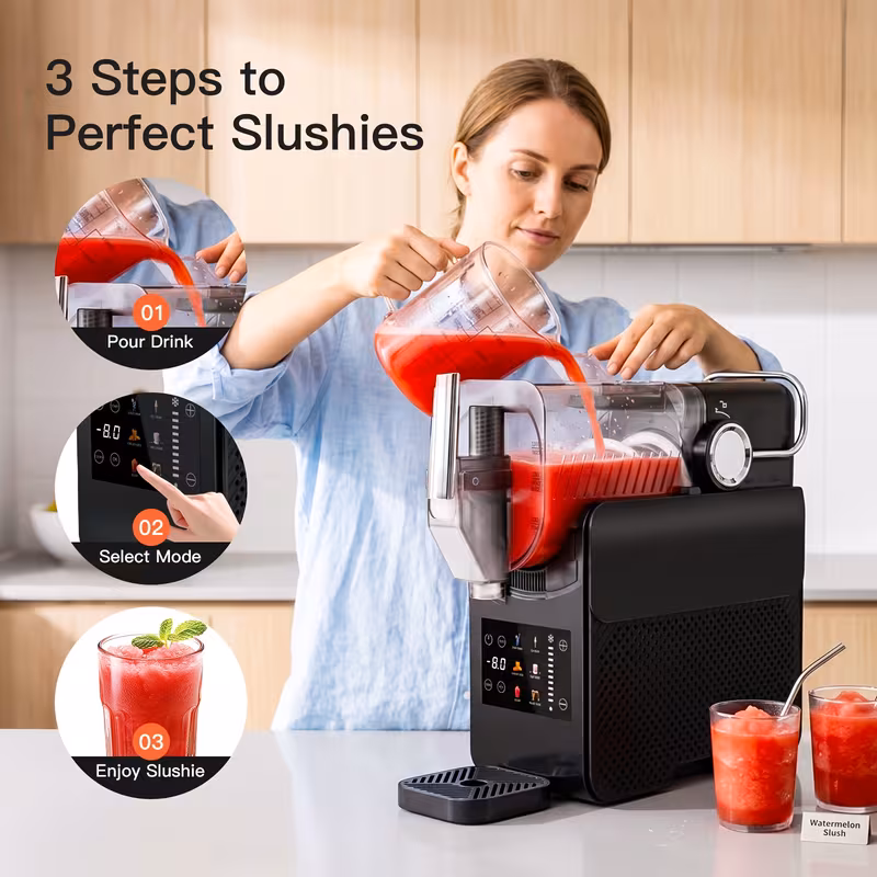 ktx 6 in 1slushie machine 2l ice shaver machine for home self cleaning drink maker for margaritas cocktails smoothies dishwasher safe Product details 3