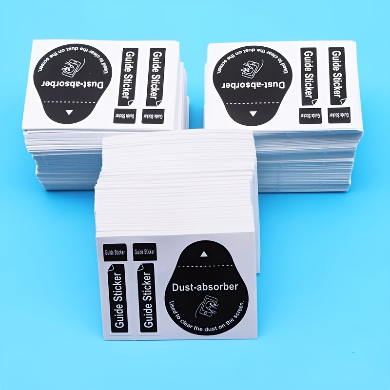 20pcs Screen Protector Dust Removal Stickers, Dust Absorber Adhesive Paper, Screen Cleaning Aid Tool, No Battery Needed