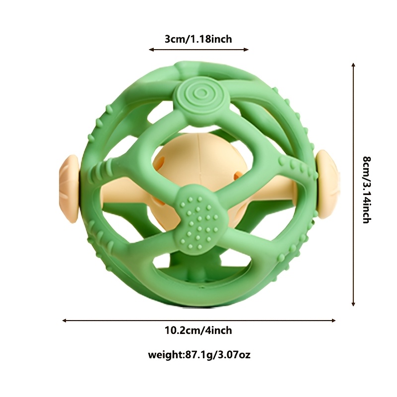Interactive Pet Bell Ball - Bouncing, Chew-Resistant Self-Toy for Cats and Dogs, Training & Playtime Fun with Multiple Colors Available