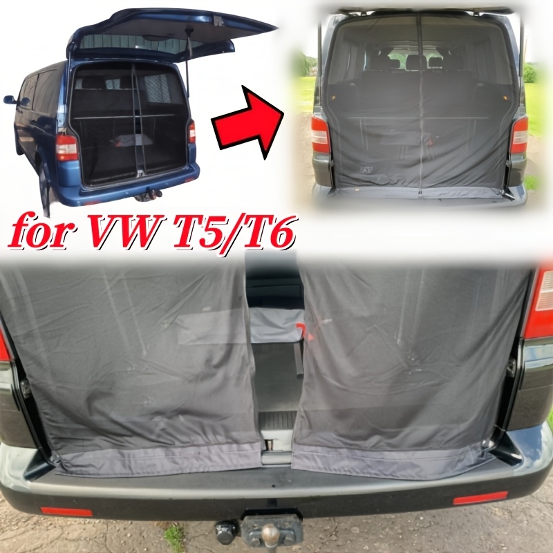 TEMU Pour Toit Haut VW T5/ Transporter Camping-Car Portière Arrière Porte de Moustiquaire Écran Anti-Mouches Net Camping-Car