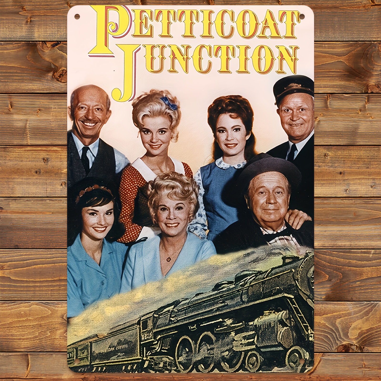 2d   - 1 póster vintage de la serie de tv   | decoración retro de la serie de   clásica de   60 con personajes - letrero de metal   para  , cocina