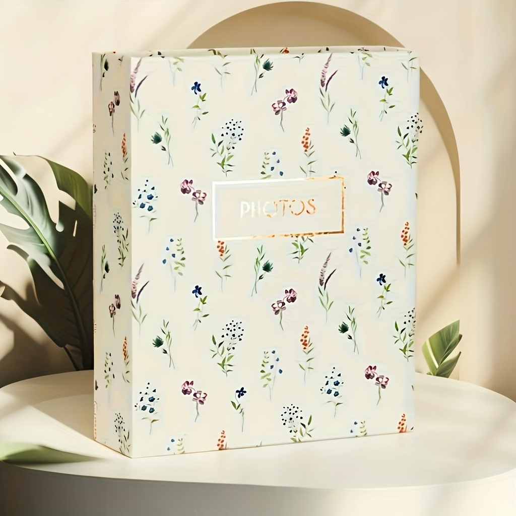 TEMU 1 Large Photo Album That Can Store 200 Pictures Sized 4x6 Inches, Featuring An Elegant Hardcover With , Slip-in Pockets For , Perfect For Family