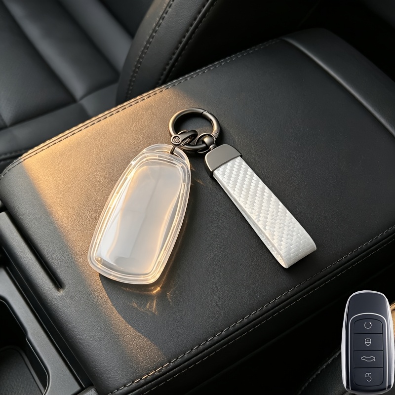 TEMU Car Key Cover, 7 Key Fob Cover Accessory, For Chery 5, , 8 Plus, 5 Plus, Tpu Cover For Car Remote Key, Compatible With For Chery Tiggo 8plus,