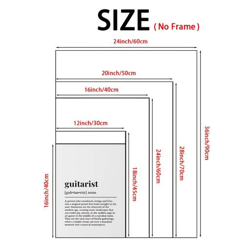 2d flat 2d flat 1pc frameless guitarist hobby definition gift art print fun canvas wall decor suitable for restaurants hotels offices rooms bedrooms bathrooms room decoration art canvas wall art poster