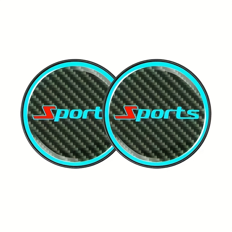 Car Luminous Coaster, Interior Modification, Car Cup Holder Decoration, Non-slip Drink Tray Mat. Suitable For Car Interior Accessories, Spill-proof, Stylish Coaster