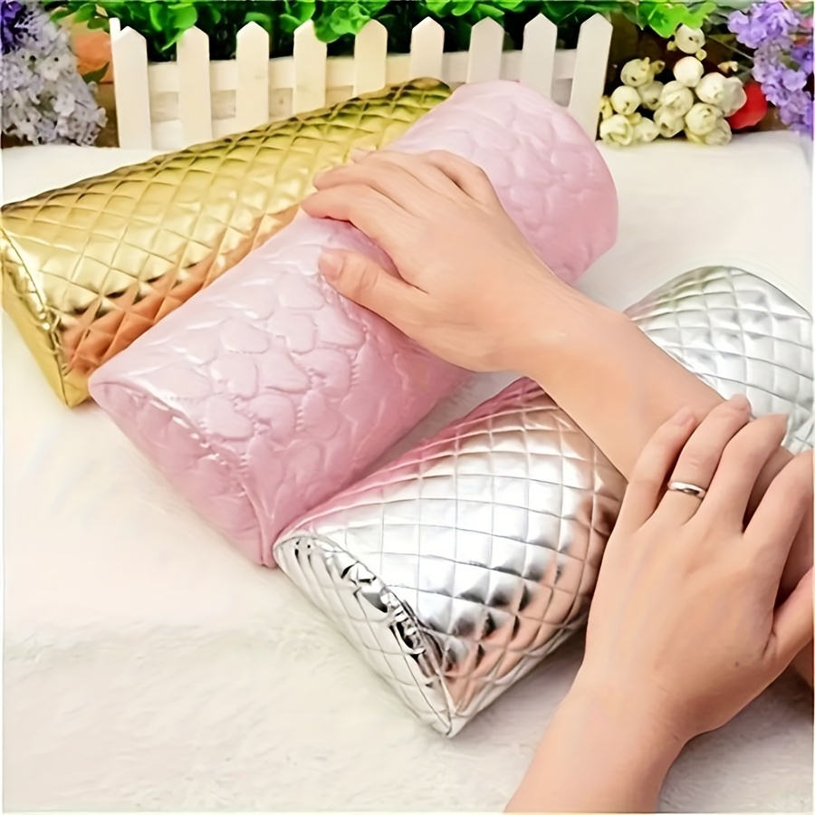 

Manicure Hand Pillow Love Half Moon Pu Removable And Washable Waterproof Half Hand Pillow