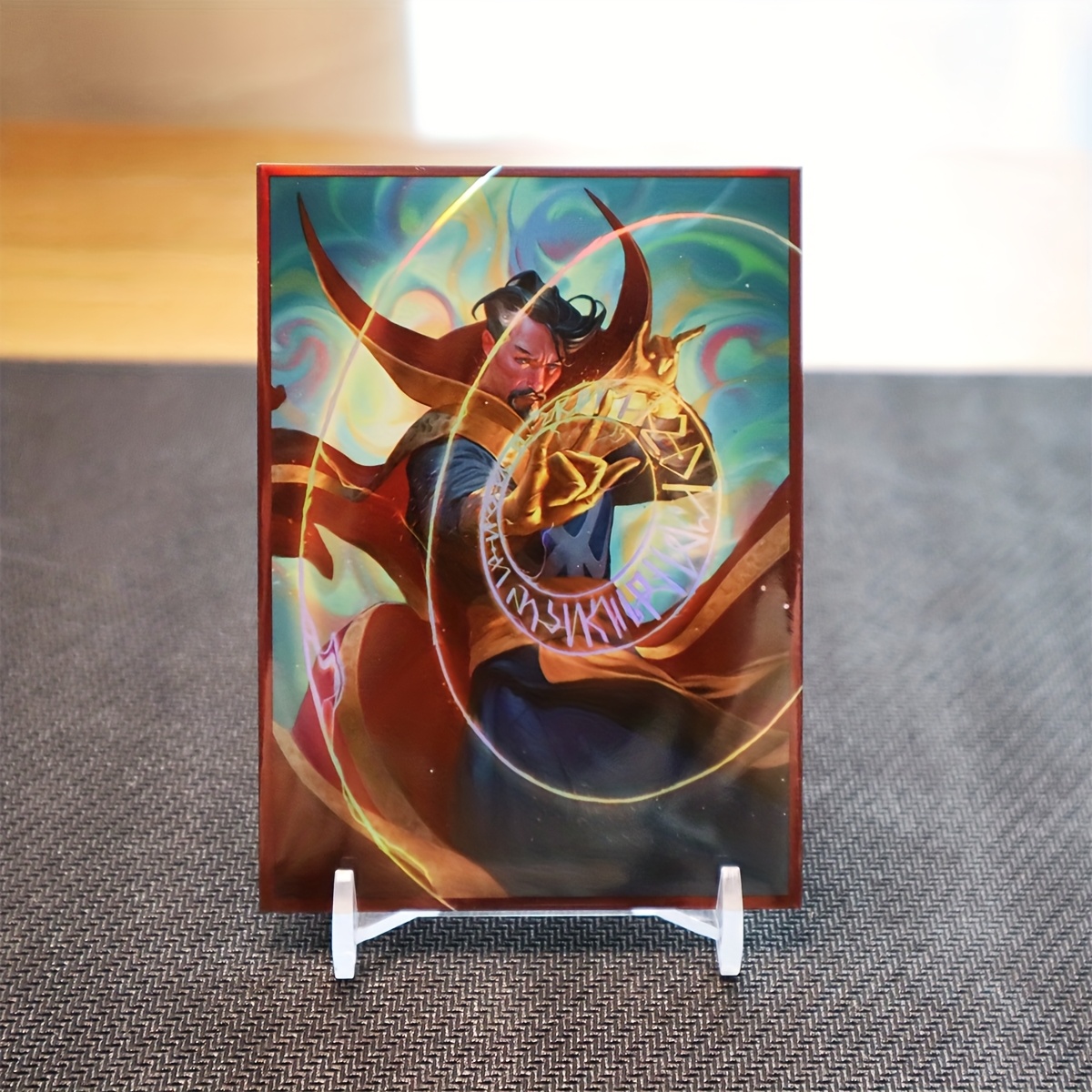 card sleeves holographic Holographic Sleeve for Regular Size Trading Card Stars main image 0