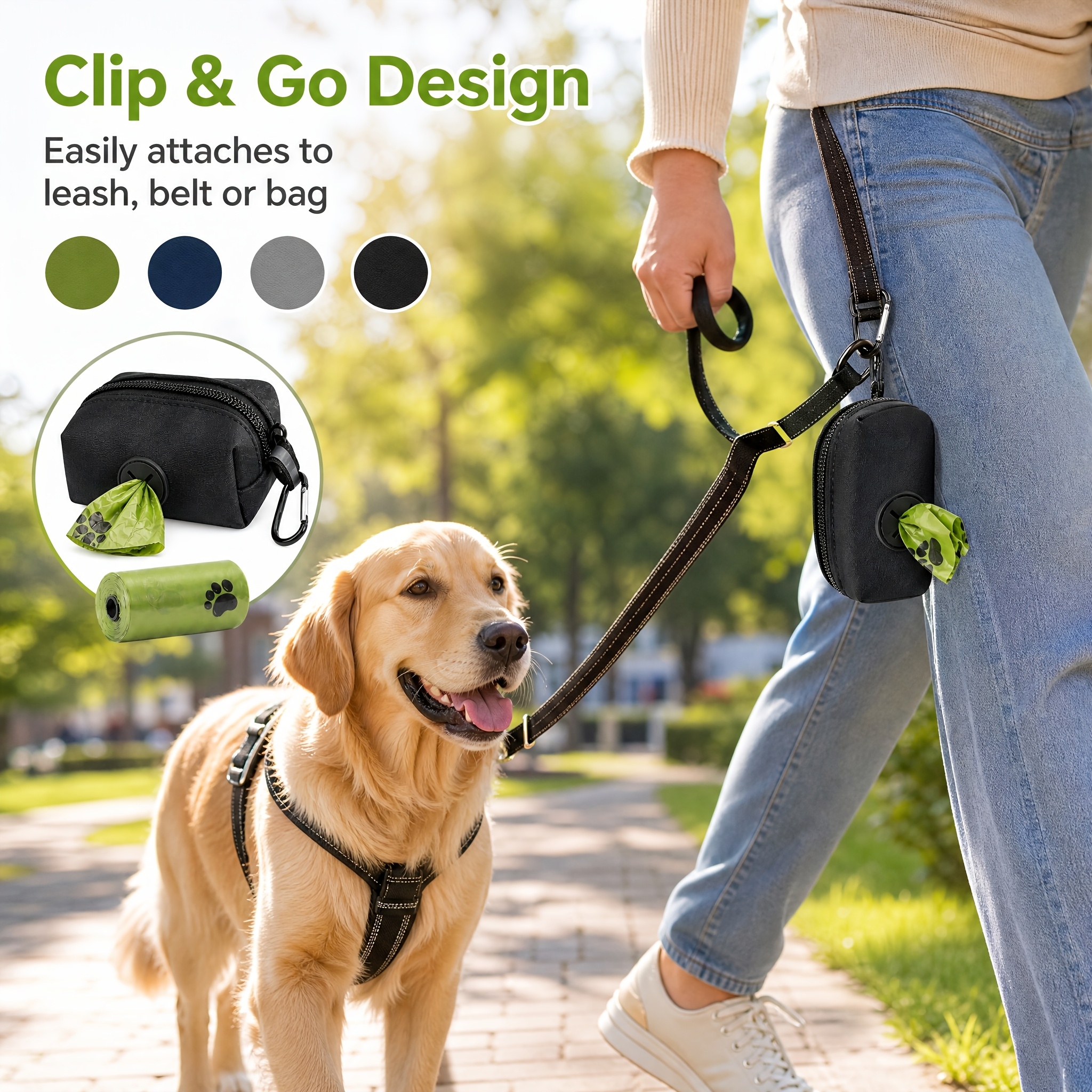 2pcs halloween christmas pet waste bag dispenser set portable dog     stand with   and 1 roll of waste bags holiday outdoor pet walking   organizer suitable for cats and dogs Product details 1