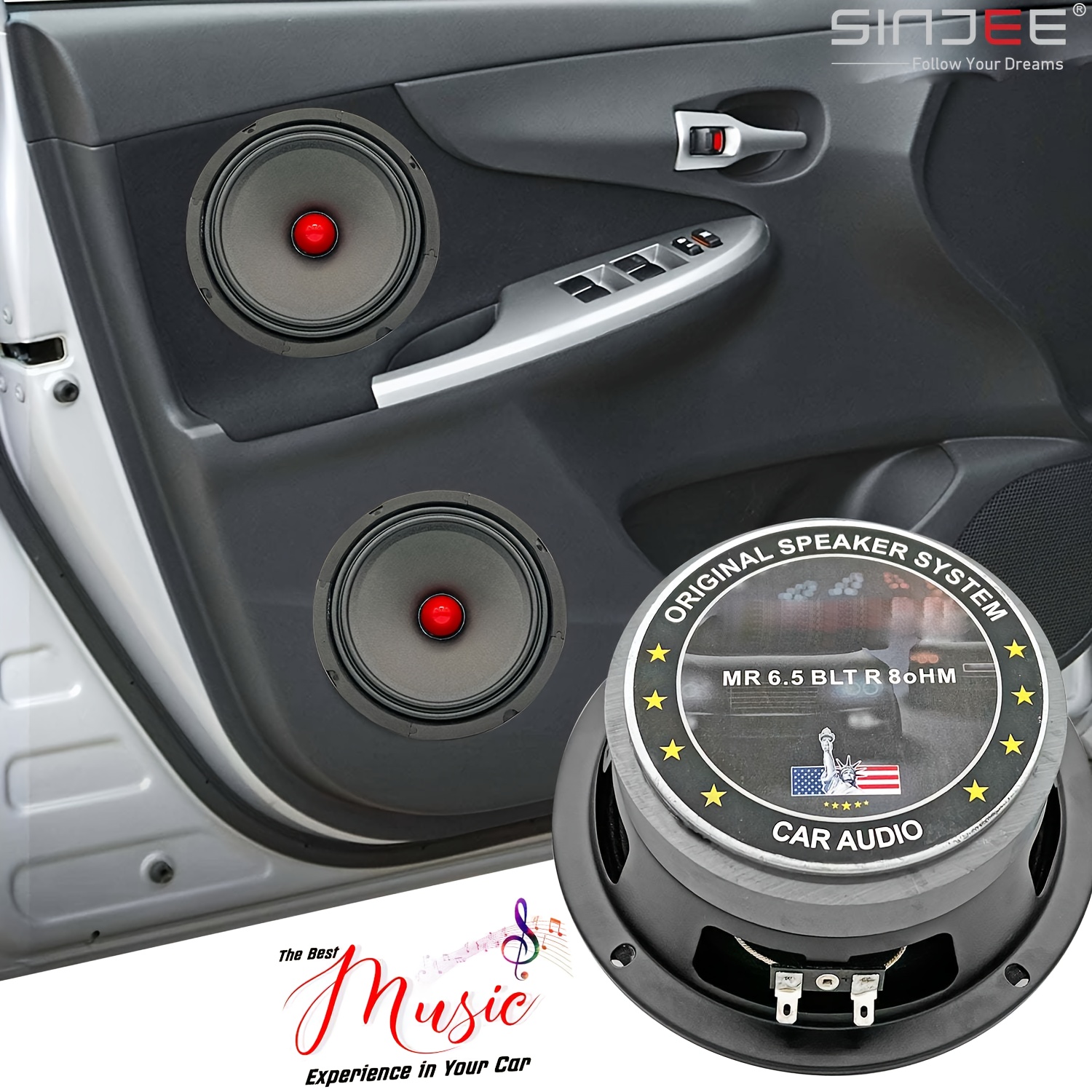 inch range audio car speaker red Temu