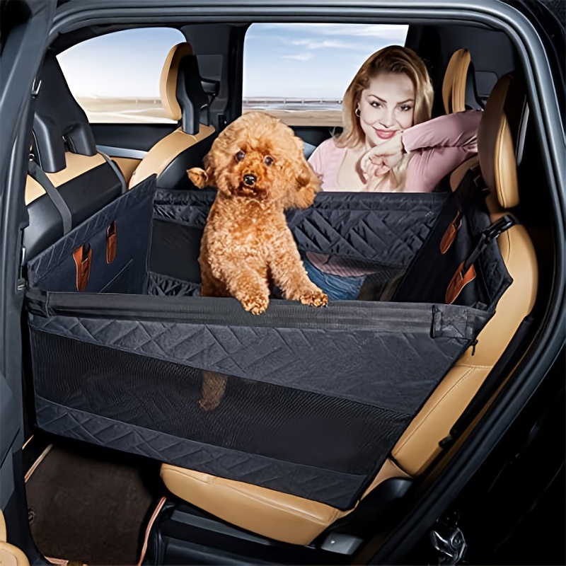 Image of Dog Car Seat For Medium Dogs, Back Seat Extender For Dogs, Large And Small Dog Car Seat Cover For Back Seat, Dog Hammock For Car Back Seat Dog Bed Mattress, Pet Car Seat For Car Suv Truck