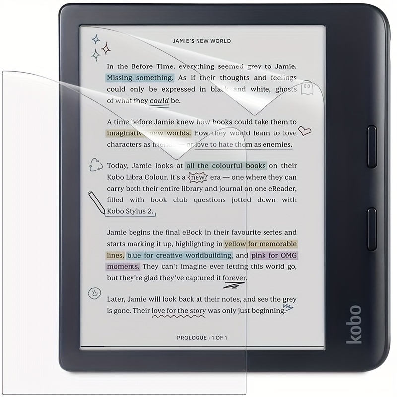 

Kobo Clara/libra Colour/clara Bw Matte Screen Protector: Premium Anti-glare Pet Film, Full-coverage, Easy Installation