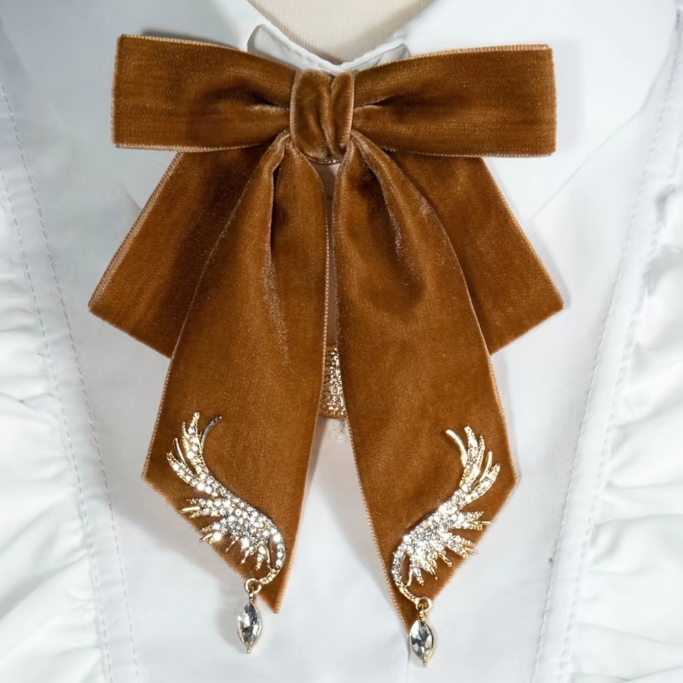 TEMU A Stylish And Cute Bow Tie, Bow Flower, And Bow Knot For Women, Suitable For Wearing With School Uniforms, Skirts, And Other Outfits. Ideal For