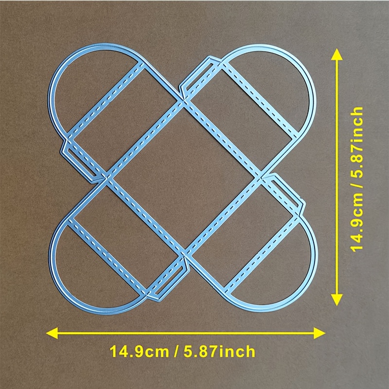 New Mini Flat Box Craft Embossing Mold 2025 Metal Cutting Dies For Decorative Scrapbooking Album Card Making