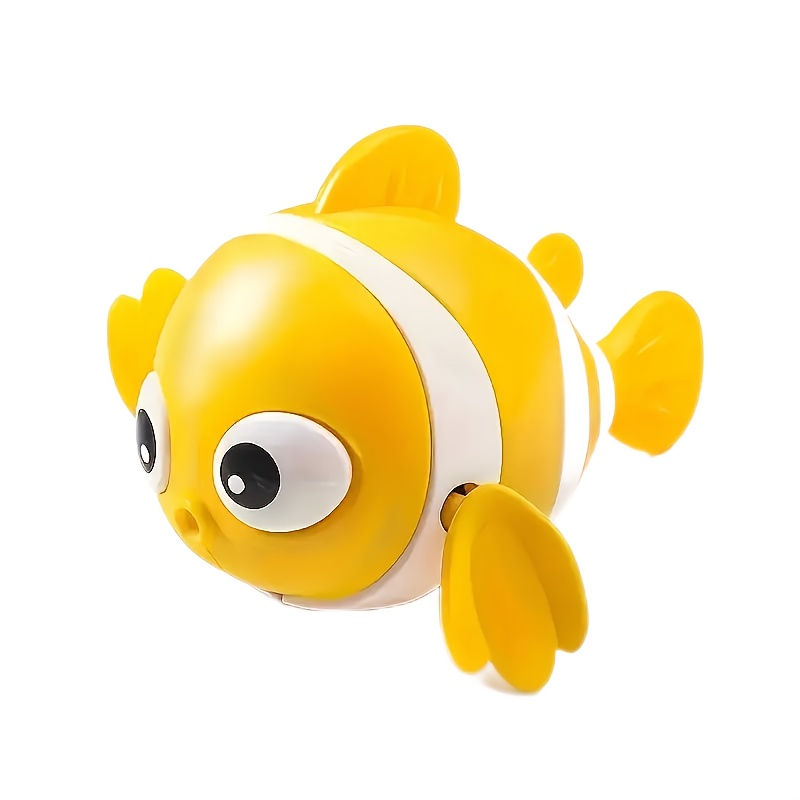 Floating Clown Fish Bath Toy Durable ABS Pool Toy for Kids
