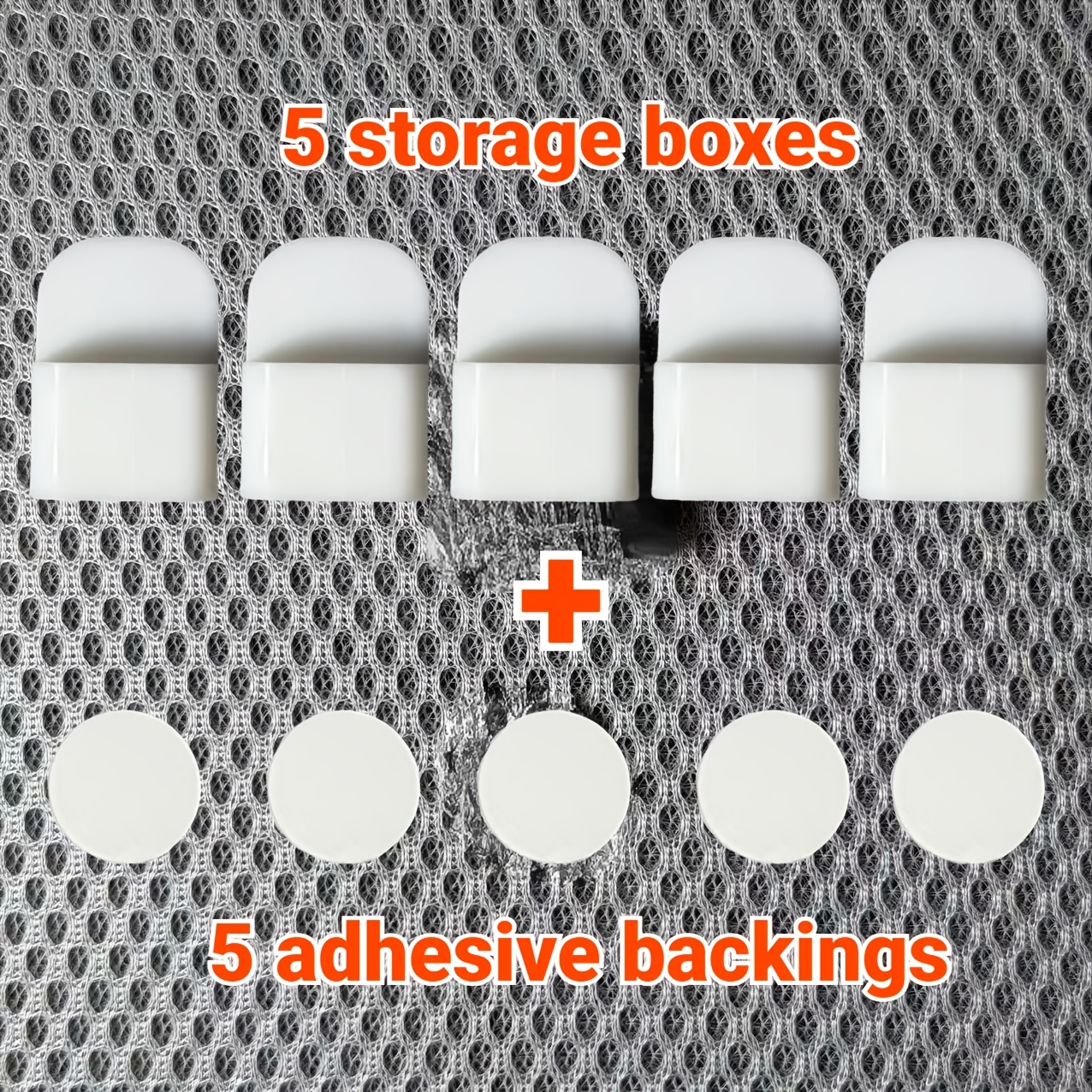 TEMU 10pcs Sewing Scissors Storage Boxes And Round Backing Pads (includes 5pcs Storage Boxes And 5pcs Backing Pads), Functional Sewing Tool Organizer