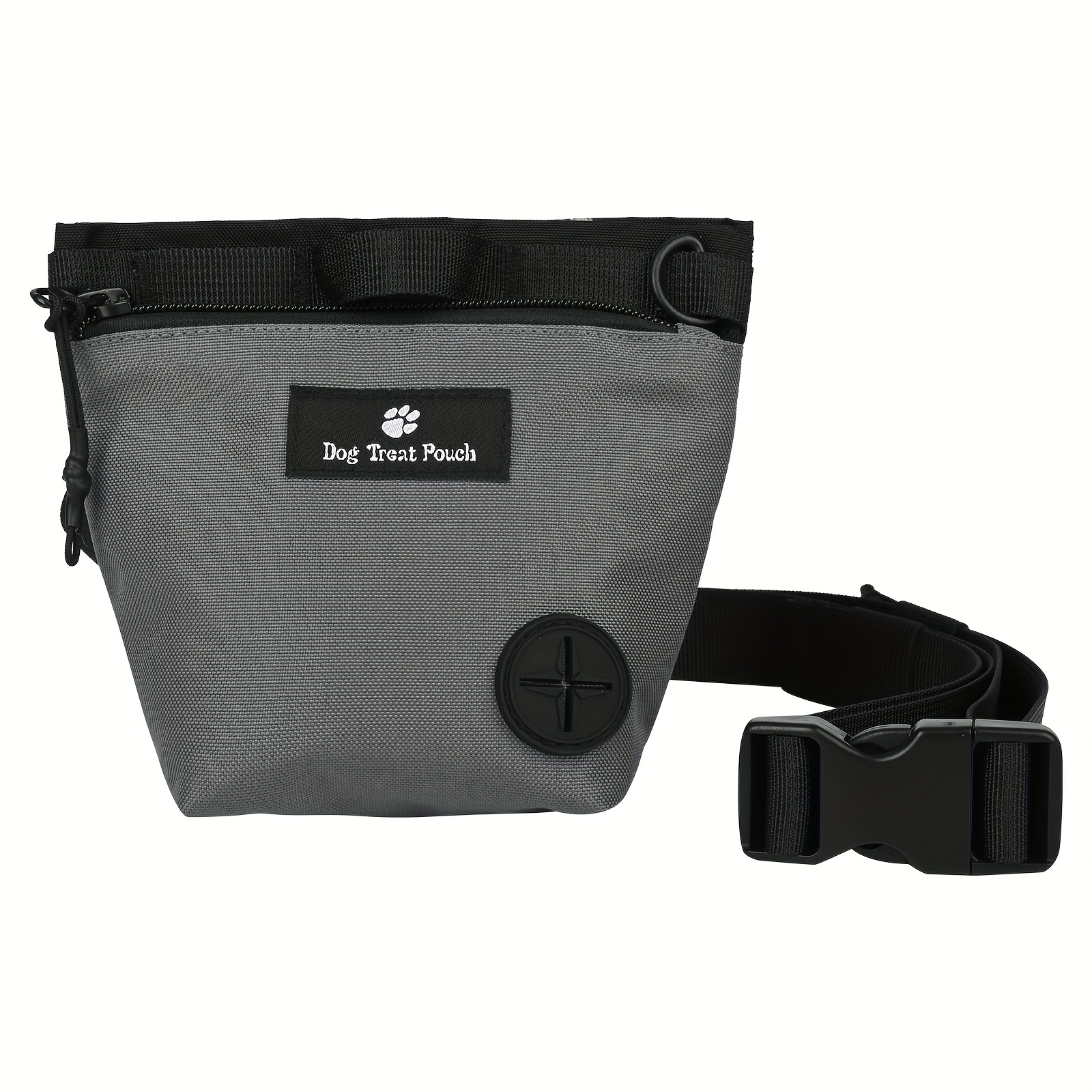 Image of Dog Treat Pouch And Training Clicker, Upgrade 3 Magnetic Closure To Prevent , 2 Bag With Poop Bag Dispenser, Metal Clip Waist Belt Fanny Pack For Pet Walking